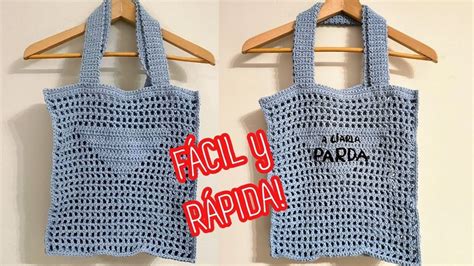 TUTORIAL: BOLSO de Ganchillo (Crochet) PRADA 